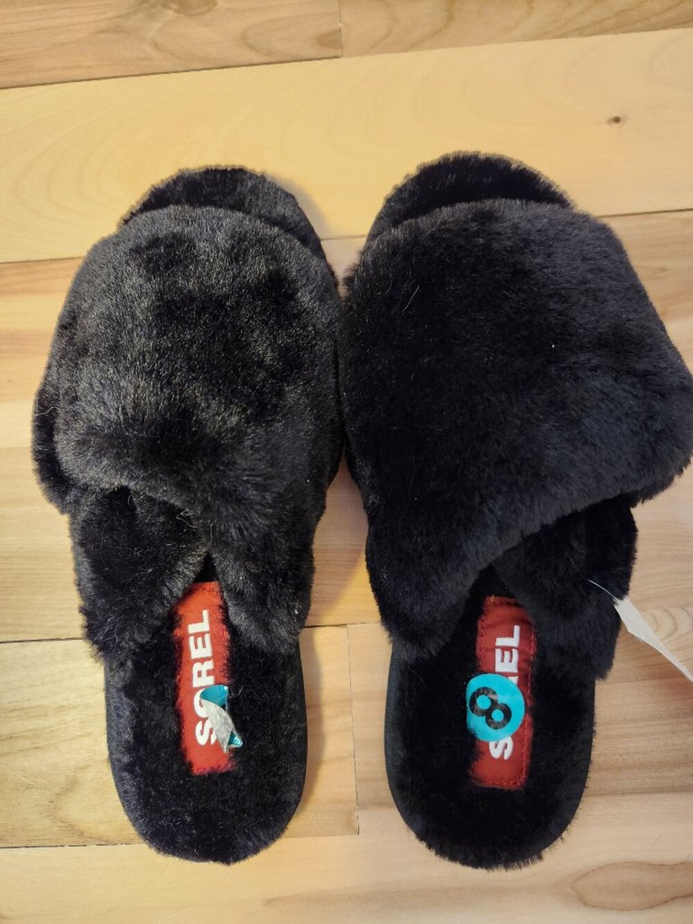 Sorel Black Slippers